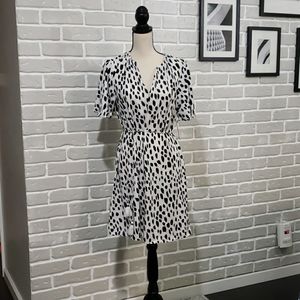 Black and White Dot Dress